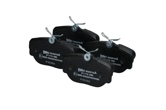 Bremsbelagsatz, Scheibenbremse Vorderachse VALEO 302276A Bild Bremsbelagsatz, Scheibenbremse Vorderachse VALEO 302276A