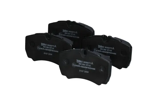 Bremsbelagsatz, Scheibenbremse Hinterachse VALEO 302277A Bild Bremsbelagsatz, Scheibenbremse Hinterachse VALEO 302277A