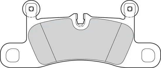 Bremsbelagsatz, Scheibenbremse Hinterachse VALEO 302280 Bild Bremsbelagsatz, Scheibenbremse Hinterachse VALEO 302280