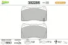 Bremsbelagsatz, Scheibenbremse Vorderachse VALEO 302295