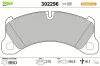 Bremsbelagsatz, Scheibenbremse Vorderachse VALEO 302296