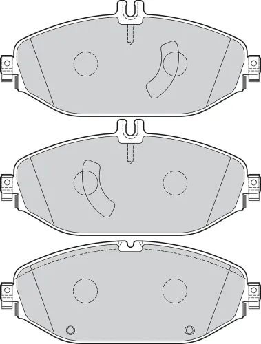 Bremsbelagsatz, Scheibenbremse Vorderachse VALEO 302305 Bild Bremsbelagsatz, Scheibenbremse Vorderachse VALEO 302305