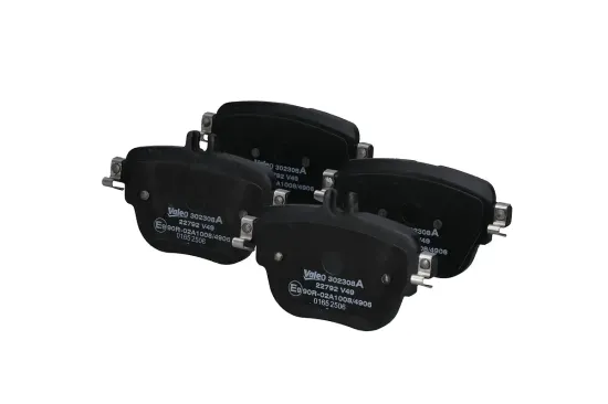 Bremsbelagsatz, Scheibenbremse Hinterachse VALEO 302308A Bild Bremsbelagsatz, Scheibenbremse Hinterachse VALEO 302308A