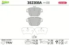 Bremsbelagsatz, Scheibenbremse Hinterachse VALEO 302308A Bild Bremsbelagsatz, Scheibenbremse Hinterachse VALEO 302308A