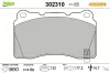 Bremsbelagsatz, Scheibenbremse Vorderachse VALEO 302310