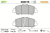 Bremsbelagsatz, Scheibenbremse Vorderachse VALEO 302315