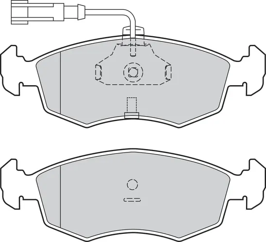 Bremsbelagsatz, Scheibenbremse Vorderachse VALEO 302330 Bild Bremsbelagsatz, Scheibenbremse Vorderachse VALEO 302330