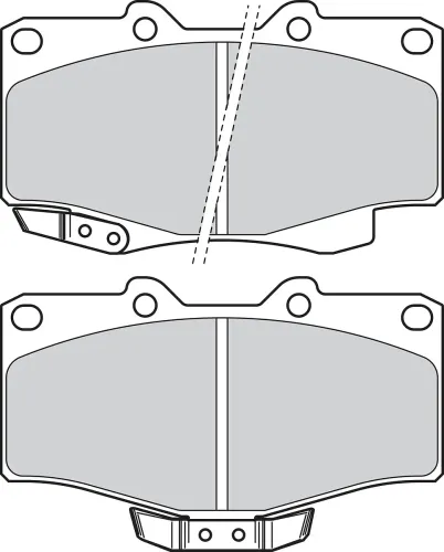 Bremsbelagsatz, Scheibenbremse Vorderachse VALEO 302331 Bild Bremsbelagsatz, Scheibenbremse Vorderachse VALEO 302331