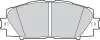 Bremsbelagsatz, Scheibenbremse Vorderachse VALEO 302334 Bild Bremsbelagsatz, Scheibenbremse Vorderachse VALEO 302334