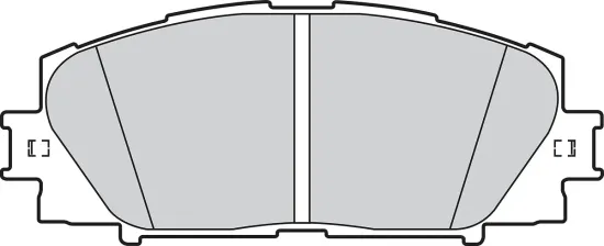 Bremsbelagsatz, Scheibenbremse Vorderachse VALEO 302334 Bild Bremsbelagsatz, Scheibenbremse Vorderachse VALEO 302334