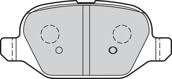 Bremsbelagsatz, Scheibenbremse Vorderachse VALEO 302338 Bild Bremsbelagsatz, Scheibenbremse Vorderachse VALEO 302338