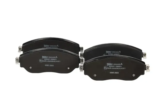 Bremsbelagsatz, Scheibenbremse Vorderachse VALEO 302402A Bild Bremsbelagsatz, Scheibenbremse Vorderachse VALEO 302402A