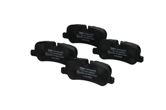 Bremsbelagsatz, Scheibenbremse Hinterachse VALEO 302405A Bild Bremsbelagsatz, Scheibenbremse Hinterachse VALEO 302405A