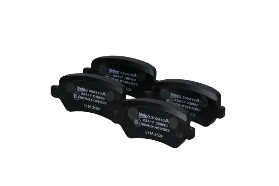 Bremsbelagsatz, Scheibenbremse Hinterachse VALEO 302410A Bild Bremsbelagsatz, Scheibenbremse Hinterachse VALEO 302410A