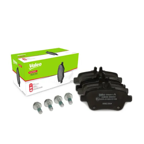 Bremsbelagsatz, Scheibenbremse Hinterachse VALEO 302411A Bild Bremsbelagsatz, Scheibenbremse Hinterachse VALEO 302411A