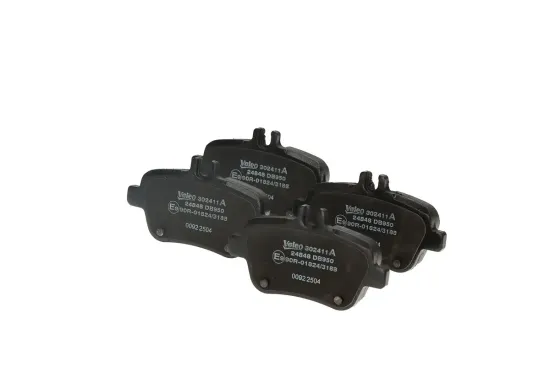 Bremsbelagsatz, Scheibenbremse Hinterachse VALEO 302411A Bild Bremsbelagsatz, Scheibenbremse Hinterachse VALEO 302411A