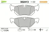 Bremsbelagsatz, Scheibenbremse Hinterachse VALEO 302413