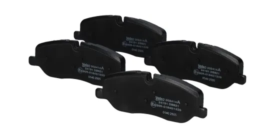 Bremsbelagsatz, Scheibenbremse Vorderachse VALEO 302414A Bild Bremsbelagsatz, Scheibenbremse Vorderachse VALEO 302414A