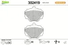 Bremsbelagsatz, Scheibenbremse Hinterachse VALEO 302419