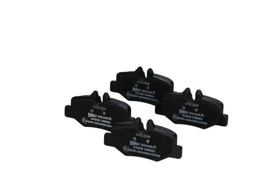 Bremsbelagsatz, Scheibenbremse Hinterachse VALEO 302426A Bild Bremsbelagsatz, Scheibenbremse Hinterachse VALEO 302426A