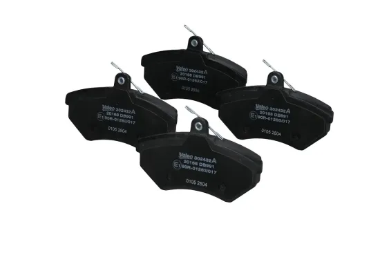 Bremsbelagsatz, Scheibenbremse Vorderachse VALEO 302432A Bild Bremsbelagsatz, Scheibenbremse Vorderachse VALEO 302432A