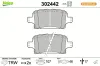 Bremsbelagsatz, Scheibenbremse Hinterachse VALEO 302442 Bild Bremsbelagsatz, Scheibenbremse Hinterachse VALEO 302442