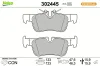 Bremsbelagsatz, Scheibenbremse Hinterachse VALEO 302445