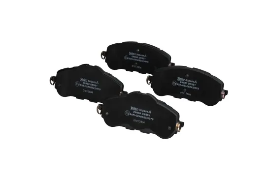 Bremsbelagsatz, Scheibenbremse Vorderachse VALEO 302451A Bild Bremsbelagsatz, Scheibenbremse Vorderachse VALEO 302451A