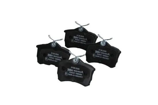 Bremsbelagsatz, Scheibenbremse Hinterachse VALEO 302463A Bild Bremsbelagsatz, Scheibenbremse Hinterachse VALEO 302463A