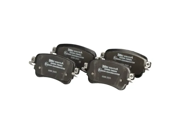 Bremsbelagsatz, Scheibenbremse Hinterachse VALEO 302472A Bild Bremsbelagsatz, Scheibenbremse Hinterachse VALEO 302472A