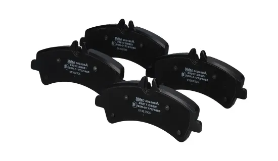 Bremsbelagsatz, Scheibenbremse Hinterachse VALEO 302498A Bild Bremsbelagsatz, Scheibenbremse Hinterachse VALEO 302498A