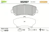 Bremsbelagsatz, Scheibenbremse Vorderachse VALEO 302507