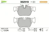 Bremsbelagsatz, Scheibenbremse Hinterachse VALEO 302518