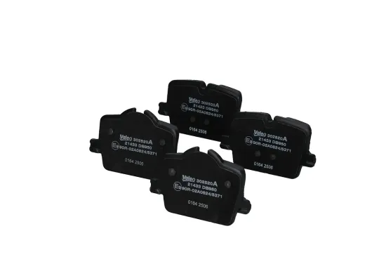Bremsbelagsatz, Scheibenbremse Hinterachse VALEO 302520A Bild Bremsbelagsatz, Scheibenbremse Hinterachse VALEO 302520A