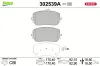 Bremsbelagsatz, Scheibenbremse Vorderachse VALEO 302539A Bild Bremsbelagsatz, Scheibenbremse Vorderachse VALEO 302539A