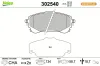 Bremsbelagsatz, Scheibenbremse Vorderachse VALEO 302540
