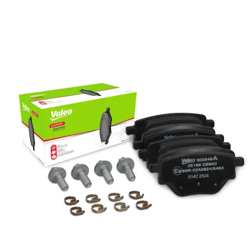 Bremsbelagsatz, Scheibenbremse Hinterachse VALEO 302546A Bild Bremsbelagsatz, Scheibenbremse Hinterachse VALEO 302546A