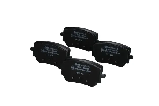 Bremsbelagsatz, Scheibenbremse Hinterachse VALEO 302551A Bild Bremsbelagsatz, Scheibenbremse Hinterachse VALEO 302551A