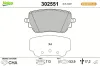 Bremsbelagsatz, Scheibenbremse Hinterachse VALEO 302551