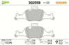 Bremsbelagsatz, Scheibenbremse Vorderachse VALEO 302559