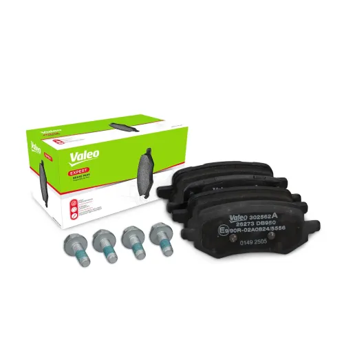 Bremsbelagsatz, Scheibenbremse Hinterachse VALEO 302562A Bild Bremsbelagsatz, Scheibenbremse Hinterachse VALEO 302562A