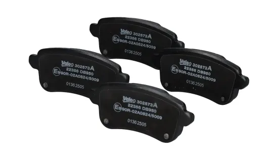 Bremsbelagsatz, Scheibenbremse Hinterachse VALEO 302573A Bild Bremsbelagsatz, Scheibenbremse Hinterachse VALEO 302573A