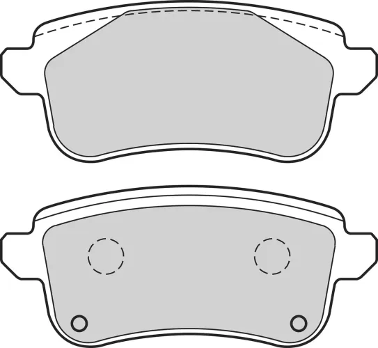 Bremsbelagsatz, Scheibenbremse Hinterachse VALEO 302573 Bild Bremsbelagsatz, Scheibenbremse Hinterachse VALEO 302573