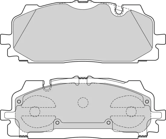 Bremsbelagsatz, Scheibenbremse Vorderachse VALEO 302575 Bild Bremsbelagsatz, Scheibenbremse Vorderachse VALEO 302575