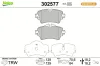 Bremsbelagsatz, Scheibenbremse Vorderachse VALEO 302577
