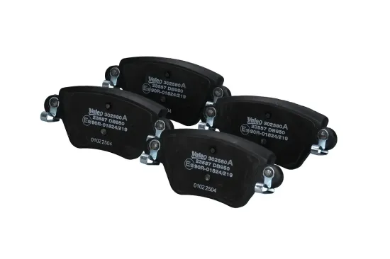 Bremsbelagsatz, Scheibenbremse Hinterachse VALEO 302580A Bild Bremsbelagsatz, Scheibenbremse Hinterachse VALEO 302580A