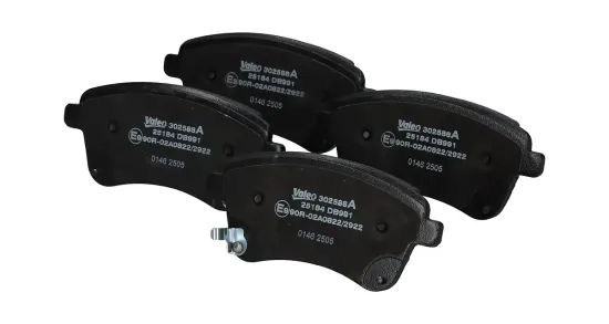 Bremsbelagsatz, Scheibenbremse Vorderachse VALEO 302588A Bild Bremsbelagsatz, Scheibenbremse Vorderachse VALEO 302588A