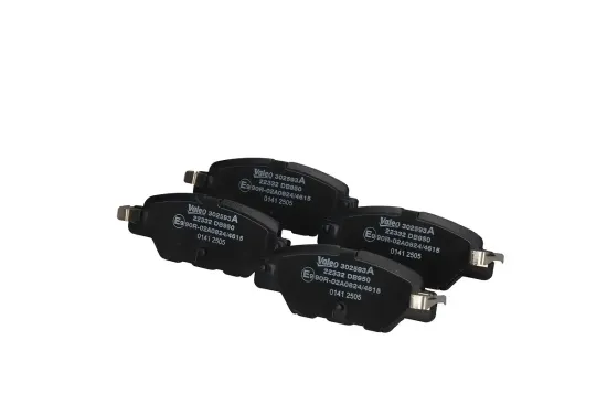 Bremsbelagsatz, Scheibenbremse Hinterachse VALEO 302593A Bild Bremsbelagsatz, Scheibenbremse Hinterachse VALEO 302593A