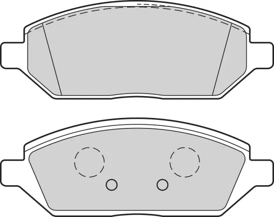 Bremsbelagsatz, Scheibenbremse Vorderachse VALEO 302594 Bild Bremsbelagsatz, Scheibenbremse Vorderachse VALEO 302594