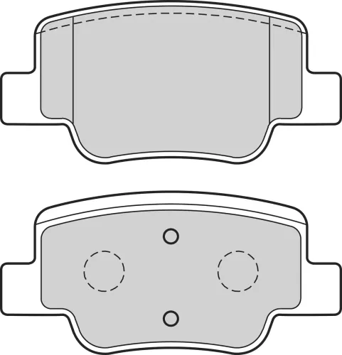 Bremsbelagsatz, Scheibenbremse Hinterachse VALEO 302598 Bild Bremsbelagsatz, Scheibenbremse Hinterachse VALEO 302598